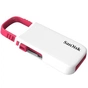 USB флеш накопичувач SanDisk 32GB Cruzer U White/Pink USB 2.0 (SDCZ59-032G-B35WP) - зменшене зображення 2
