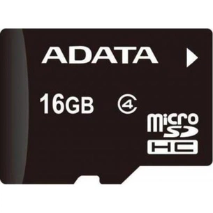 Карта пам'яті ADATA 16GB microSDHC Class 4 (AUSDH16GCL4-R) зображення 1