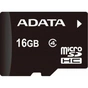 Карта пам'яті ADATA 16GB microSDHC Class 4 (AUSDH16GCL4-R) - зменшене зображення 1