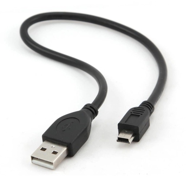 Дата кабель USB 2.0 AM to Mini 5P 0.3m Cablexpert (CCP-USB2-AM5P-1) - зображення 1