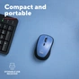 Мишка Trust Yvi+ Silent Wireless/Bluetooth Dark Blue (25514) - зменшене зображення 9