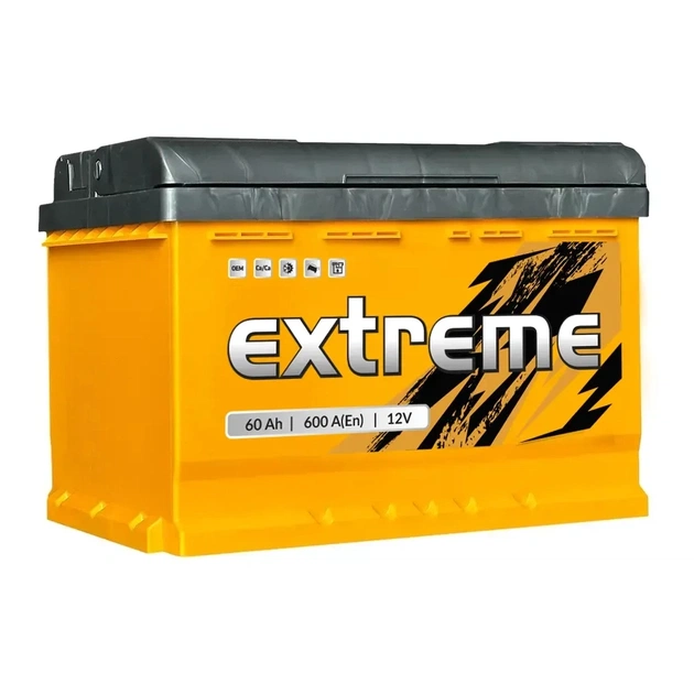 Акумулятор автомобільний Extreme 6CT-60 Аз (1) - изображение 1