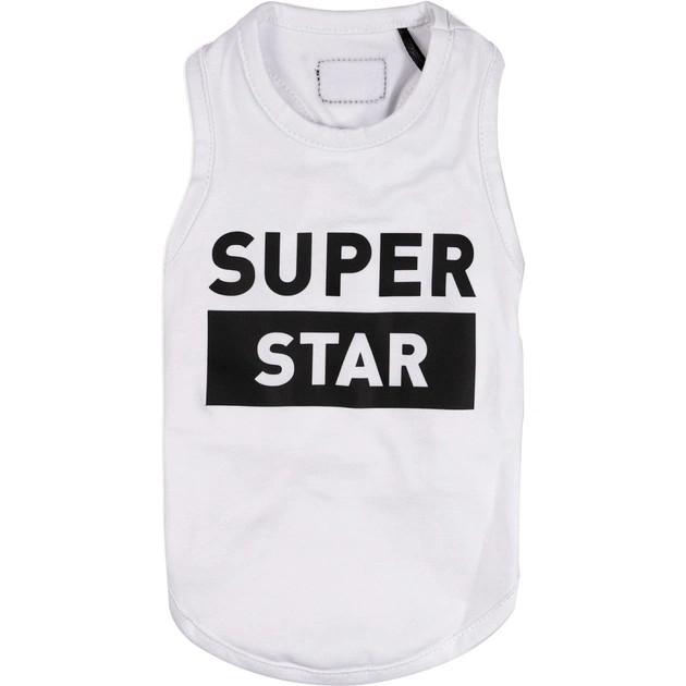 Борцовка для животных Pet Fashion "Superstar" S белая (4823082421848) - изображение 1