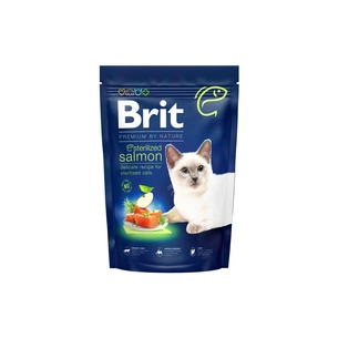 Сухий корм для кішок Brit Premium by Nature Cat Sterilized Salmon 300 г (8595602553013) зображення 1