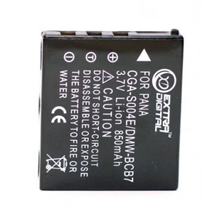 Акумулятор до фото/відео Extradigital Panasonic S004 (DV00DV1098) зображення 1