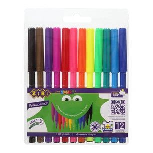 Фломастери ZiBi SMART Line 12 кольорів (ZB.2809) изображение 1