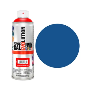Фарба-аерозоль Pintyplus на водній основі Evolution Ral 5005 Синій 400 мл (8429576223200) зображення 1