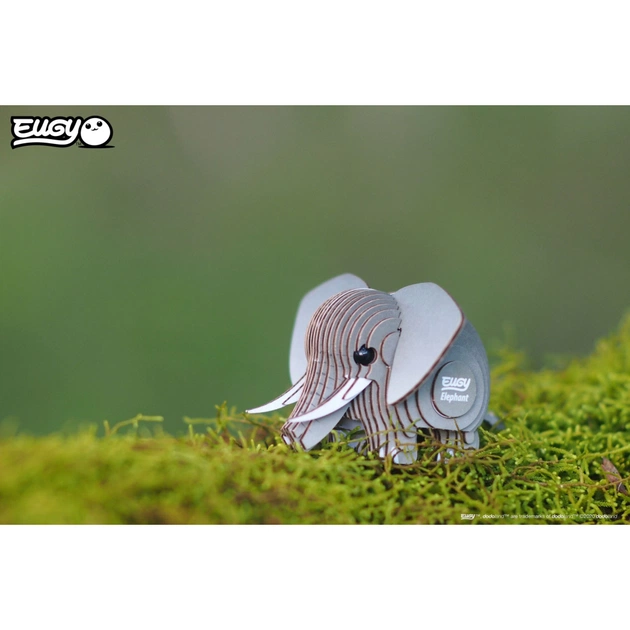 Пазл Eugy 3D Зоопарк Слон (XEG-010) - picture 6