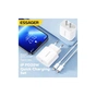 Зарядний пристрій Essager USB-C PD20W + cable USB-C to Lightning white (EFJB02-XBL02-T) - зменшене зображення 3