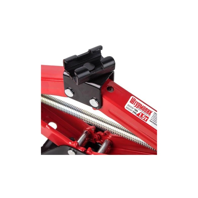 Домкрат Штурмовик "ромб" з тріскачкою 1,5 т, висота підйому 390мм (BBC-1500T) - picture 4