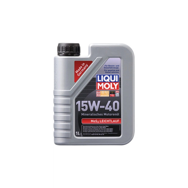 Моторна олива Liqui Moly MoS2 Leichtlauf SAE 15W-40 1л. (2570) - зображення 1
