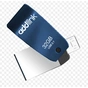 USB флеш накопичувач AddLink 32GB T55 Blue USB 3.1/Micro USB (ad32GBT55B3) - уменьшенное изображение 1