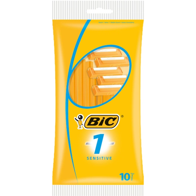 Бритва Bic для чутливої шкіри 10 шт. (3086125705119) - изображение 1