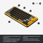 Клавіатура Logitech POP Keys Wireless Mechanical Keyboard Blast Yellow (920-010716) - зменшене зображення 6