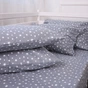 Постільна білизна MirSon 012 Grey Stars Фланель 2 x 160 x 220 Сімейний Євро (2200009653155) - preview 12