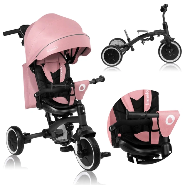 Дитячий велосипед Lionelo Tris Plus Pink Rose (LO-TRIS PLUS PINK ROSE) - picture 7