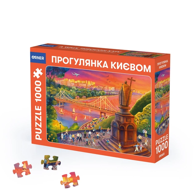Пазл Orner Прогулянка Києвом 1000 елементів - зображення 1