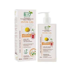 Гель для інтимної гігієни Pharma Bio Laboratory Екстрам'який з натуральними пребіотиками 250 мл (4823080004500) зображення 1