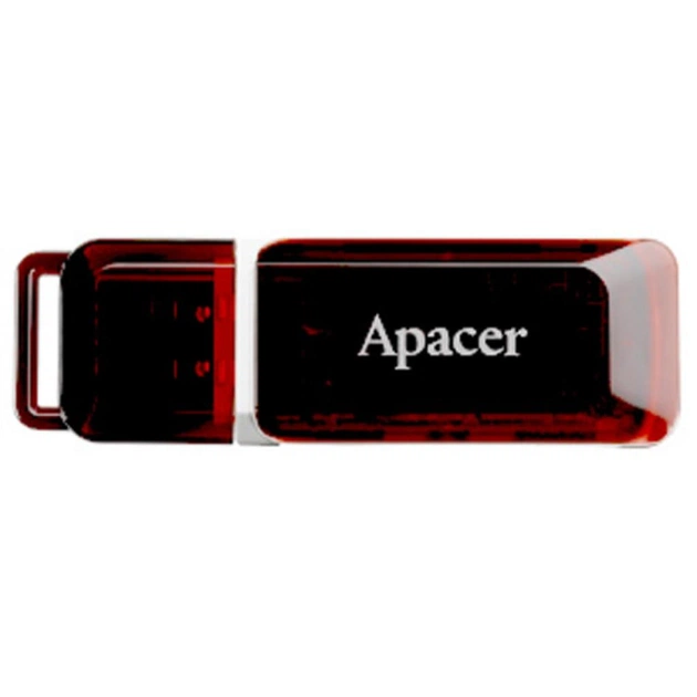 USB флеш накопичувач Apacer Handy Steno AH321 black-red (AP32GAH321R-1) - изображение 1