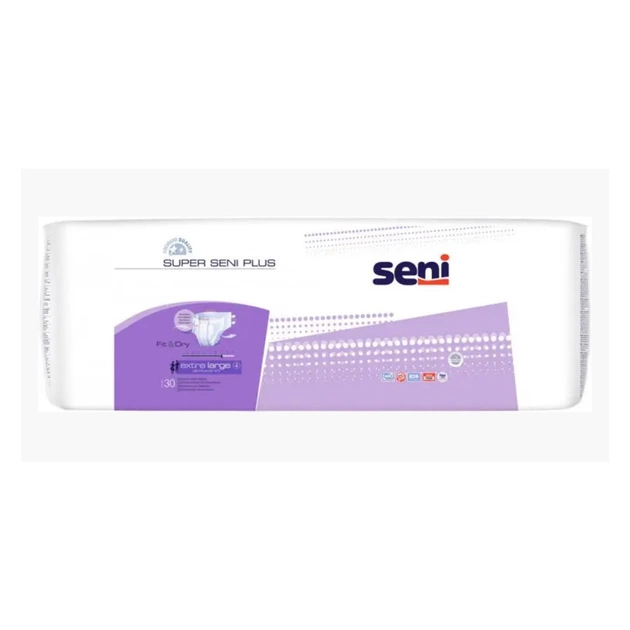 Підгузки для дорослих Seni Super Plus Extra Large 30 шт (5900516691684) - изображение 1