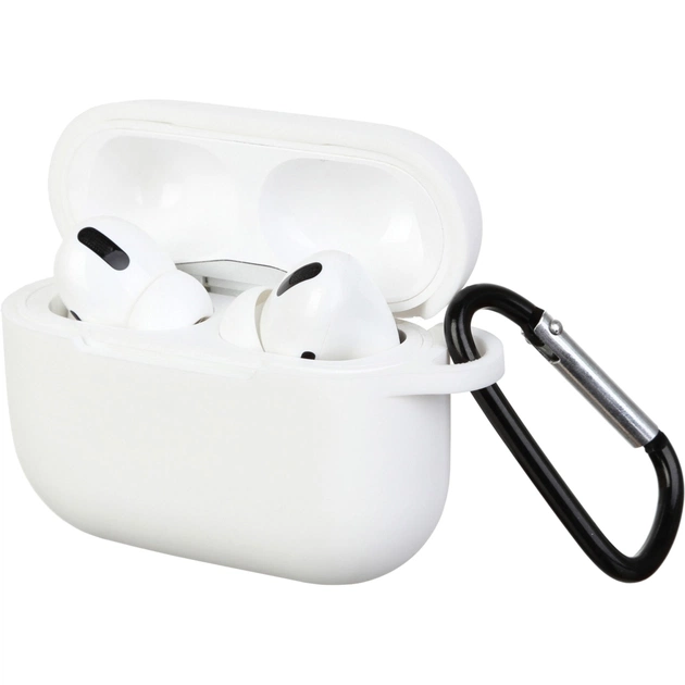 Чехол для наушников Armorstandart Silicone Case для Apple Airpods Pro White (ARM56087) - изображение 1