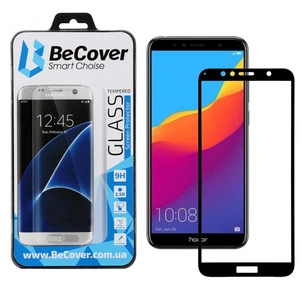 Скло захисне BeCover Honor 7A Pro Black (702450) зображення 1