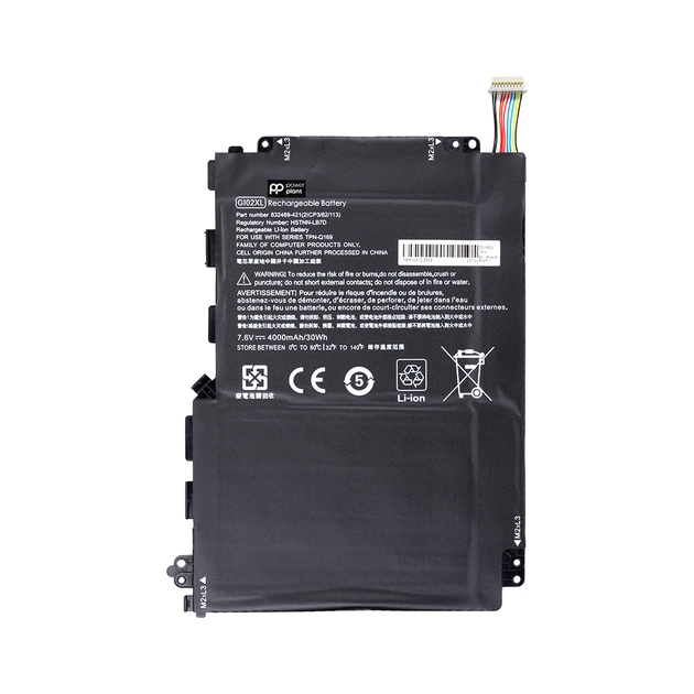 Аккумулятор для ноутбука PowerPlant HP Pavilion X2 12 (GI02XL) 7.6V 4000mAh (NB461738) - изображение 1