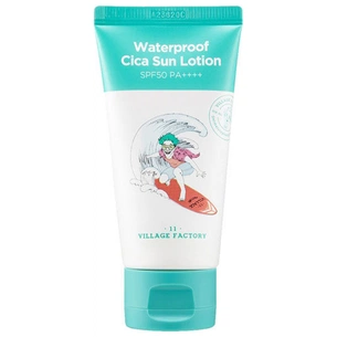 Засіб від засмаги Village 11 Factory Waterproof Cica Sun Lotion SPF50 PA++++ Водостійкий сонцезахисний лосьйон 80 мл (8809663750534) зображення 1
