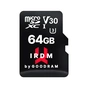Карта пам'яті Goodram 64GB microSDXC class 10 UHS I U3 A2 (IR-M2AA-0640R12) - зменшене зображення 1