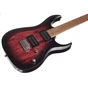 Електрогітара Cort X100 Open Pore Black Cherry Burst (X100 OPBB) - зменшене зображення 4