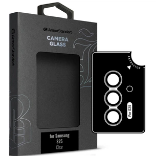 Скло захисне Armorstandart Camera Supreme BI Samsung S25 Clear (ARM83219) зображення 1