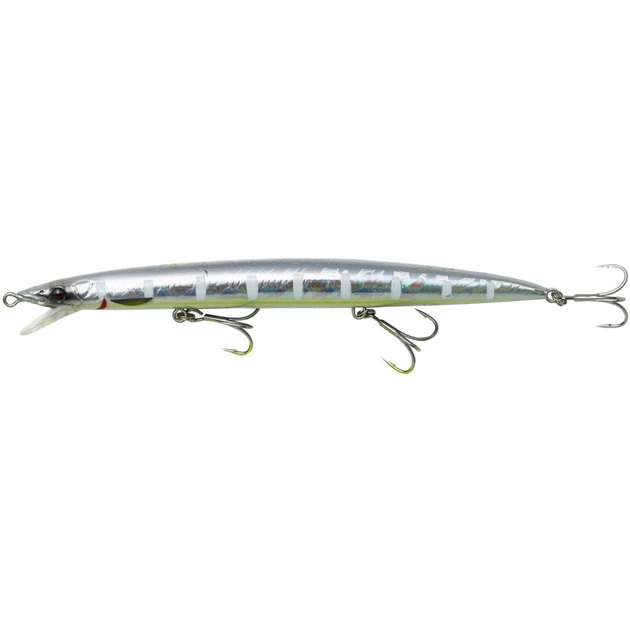 Воблер Savage Gear Sandeel Jerk Minnow S 145mm 17.0g Zebra Glow (1854.10.49) - зображення 1