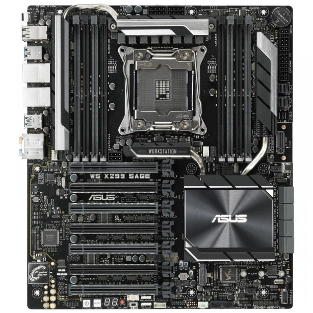 Серверна материнська плата ASUS WS X299 SAGE - зображення 1