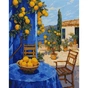 Картина по номерам Santi алмазна мозаїка Лимонний дворик 40х50 см на підрамни (956053) - preview 1