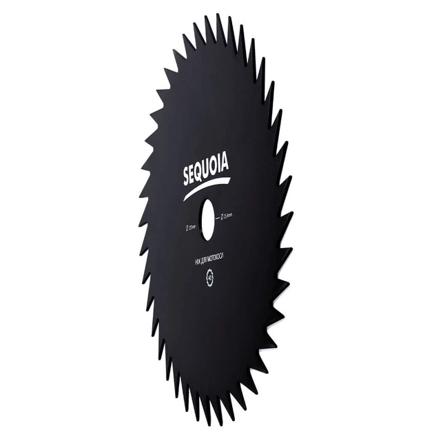 Ніж для тримера SEQUOIA 40 зубів, 255 мм, 25.4 мм, товщина 1.6 мм (GB40T-255) - picture 2