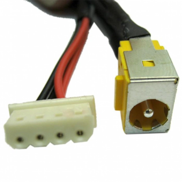 Роз'єм живлення ноутбука з кабелем для Acer PJ131 (5.5mm x 1.7mm), 4-pin, 31 см Универсальный (A49043) - picture 1