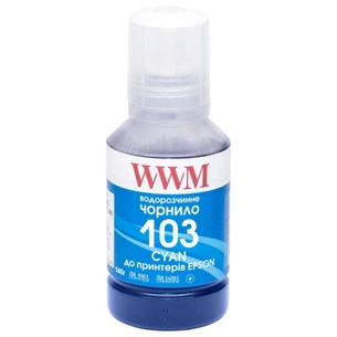 Чорнило WWM EPSON L3100/3110/3150 140г Cyan (E103C) зображення 1