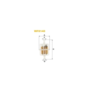 Фільтр паливний Wixfiltron WF8140 зображення 1