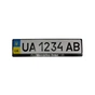 Рамка номерного знака CarLife пластик з об'ємними літерами Mercedes-Benz (2шт) (24-011) - зменшене зображення 1