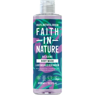 Гель для душу Faith in Nature Натуральний З лавандою та геранню 400 мл (708002400438) зображення 1