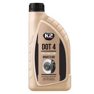 Гальмівна рідина K2 Turbo Brake Fluid DOT 4 1 л (T108) зображення 1