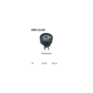 Ролик натягувача ременя SKF VKM 11120 зображення 1
