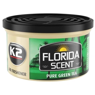 Ароматизатор для автомобіля K2 Florida Scent "Чистий зелений чай" 42 г (V87ZHE) зображення 1