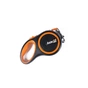 Повідець для собак AnimAll L до 50 кг 5 м (жовтогарячо-чорний) (2000981099244) - зменшене зображення 2