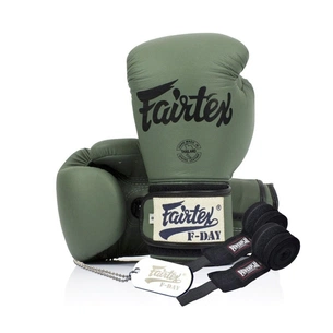 Боксерські рукавички Fairtex BGV11 Green 12 унцій (бинти в комплекті) (BGV11_12oz_Green) зображення 1