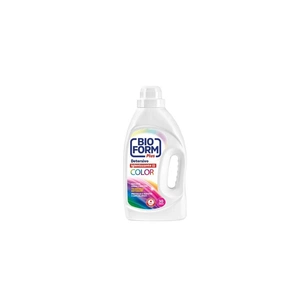 Гель для прання Bioform Plus Color Для кольорових тканин Антибактеріальний 1.625 л (8003640020584) зображення 1