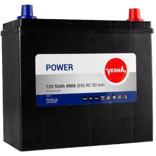 Акумулятор автомобільний Vesna 55 Ah/12V Japan Euro (415 855) зображення 1