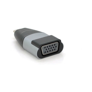 Перехідник USB-C M to VGA F black Voltronic (YT-A-Type-C(M)/VGA(F)-B/27017) зображення 1