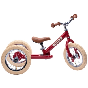 Біговел Trybike триколісний балансуючий рубіновий (TBS-2-RED-VIN+TBS-100-TKV) зображення 1