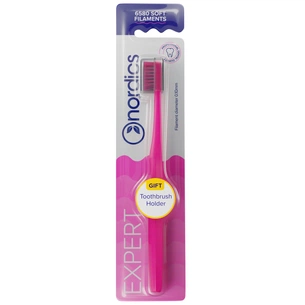 Зубна щітка Nordics 6580 Expert Soft Pink (3800501908198) зображення 1